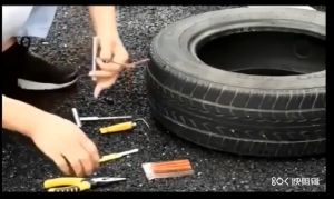 12PC Tubeless Tire Repair Kits Puncture Tyre Repair Kit Tire Fitting Tool Vulcanizer Tubeless Car Wheel Repair Tool Garage Tools For Auto Spot COD