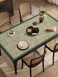 MEIFANJU | Elegant Luxurious Wash-free Heat-insulating Waterproof Oil-proof Custom-cut Leather Table Mat
