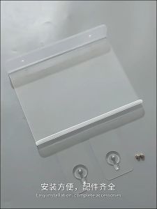#Discount Promotion # Bathroom Single Shelf Kitchen Toilet Custom Parcel Shelf Transparent Partition Punch-Free Wall Hanging Acrylic Shelf dayuan