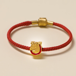 Chow Sang Sang  周生生 999 Gold Horse Charm for Women & Men 96063C  (Bracelet Not Included)