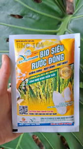 [TRUNG THIEN TTHINH] Phân bón BIO SIÊU RƯỚC ĐÒNG giúp lúa bông to hạt sáng dưỡng xanh lá đòng gói 25gram