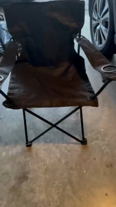 Foldable Chairs with Armrest & Camping Table Portable Folding Set with Storage Bag For Outdoor BBQ
