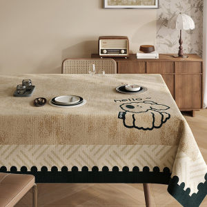 MEIFANJU | Vintage Waterproof Oil-Resistant Heat-Resistant Easy-Clean Elegant Retro Tablecloth