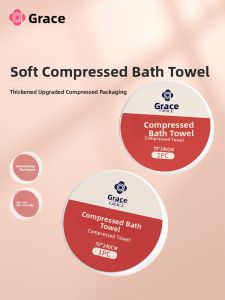 Disposable Compressed Bath Towel for Travel