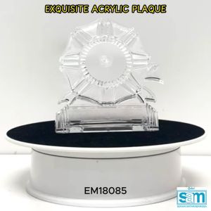 PLASTIC ACRYLIC  Plaque EM18085  Plak Cenderahati Souvenier Stand/Simple Gift