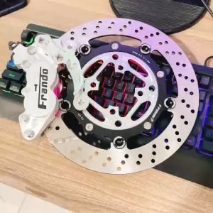 [Com bo 3 món ]Heo Frando 4pis Bạc chữ đen+Đĩa Fando màu Vàng +Pát CNC(Đủ các dòng xe lên mâm 4 lỗ. Size 267mm thông dụng).Ae vô chọn lựa nhé!!