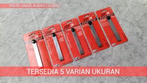 Grip-On Alat Ukur Celah Gap Klep Feeler Gauge Blades Fuller Gauge Blade Stel Klep Lurus 13 15 26 Blatts