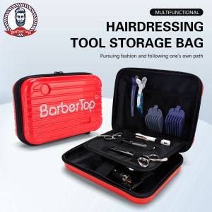 BarberTop Hairdressing Scissor Bag Stylist Storage Bag Large Capacity Electric Shear Storage Box Barber Accessories
