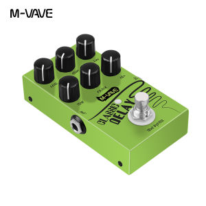 M-vave Classic Delay Effect Pedal True Bypass 600ms Delay Time Guitar Effects Pedal for Electric Guitar Bass