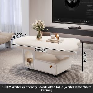MOSU | Modern Simple Moveable Storage Tea Table