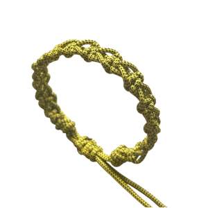 Vòng tay macrame màu vàng đất dễ thương phù hợp vòng tay đôi