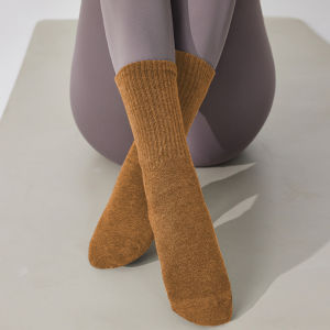 Professional Yoga Socks for Women Anti-Slip Mid-Calf Sports Socks Summer Indoor Pilates Fitness Floor Socks Long Tube