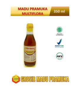 Madu Pramuka Multiflora 350ml - Madu Murni dari berbagai Nectar Flora