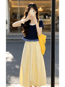 ZHENMANZI | Summer Suitable Fashion Pleated Two-piece Set Dress