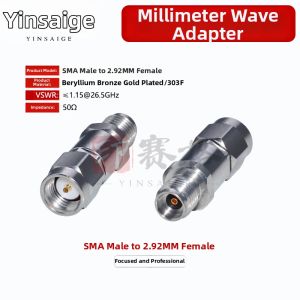 Signal Adapter 2.92mm to SMA Connector 26.5GHz