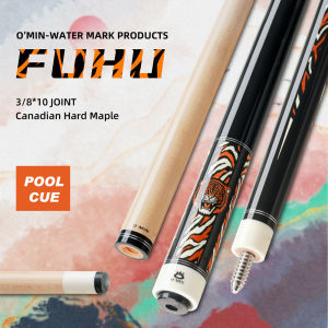 OMIN Maple Shaft Billiard Pool Cue Kit FUHU Series Professional Stick 3/8*10 Joint Smooth Grip Piano Painting 1/2 Billiard