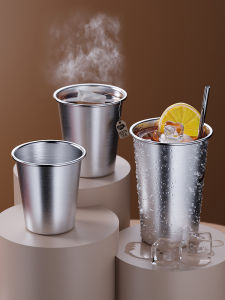 แก้วน้ำสแตนเลส 304 แก้วเดี่ยว แก้วนม แก้วดื่มน้ำสำหรับเด็ก แก้วดื่มเบียร์ แก้วดื่มน้ำป้องกันการตกหล่น ใช้ในบ้าน