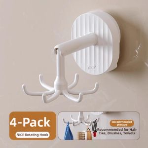 TAILI | Suction Cup Rotatable Hooks for Bathroom Kitchen