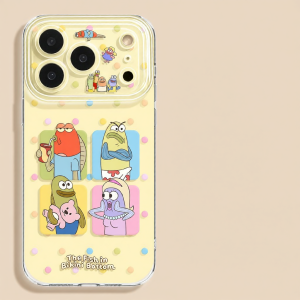 YOUSIDUN | Transparent Cartoon Durable Phone Case for Models 17/15/18