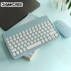 2025 New English Bluetooth Keyboard 10 inch for iPad Air Pro Wireless Rechargeable Keyboard for Phone Tablet Laptop Universal