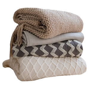 Versatile Knitted Blanket for Sofa Office Nap Cabin