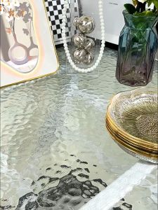 ĐĨA HÌNH HOA ĐỰNG HOA QUẢ 16cm - DĨA TRONG SUỐT TRANG TRÍ SANG TRỌNG