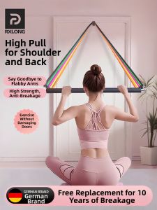 REXUELONG | Back Stretching Fitness Resistance Band Home Use Female