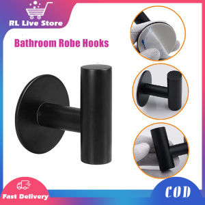Self Adhesive Hook Stainless Steel Wall Mounted Bathroom Towel Hook Robe Clothes Hook Holder For Umbrellas Scarf