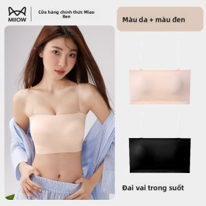 Áo ngực nữ MiiOW Catman bằng nylon mỏng không dây chống trượt - mùa hè