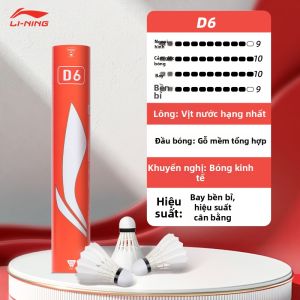 Li-Ning | Quả cầu lông cao cấp siêu bền đường cầu ổn định chuyên dụng cho thi đấu và tập luyện trong nhà
