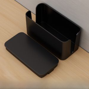 Desktop Cable Organizer Box Home Office Computer Desk Power Strip Storage Container Charging Cable Organizer Wire Hub