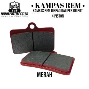 Kampas Rem Dispad Kaliper Bigpot 4 Piston Axial Harga Sepasang NMP