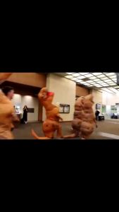 Dinosaur Costume Adult T-REX Inflatable Cosplay Fancy Dress Halloween Party Clothes For Kids And Adult