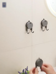 【✅SG stock】Strong Suction Cup Hook - Double Head No Drilling Heavy Duty Waterproof