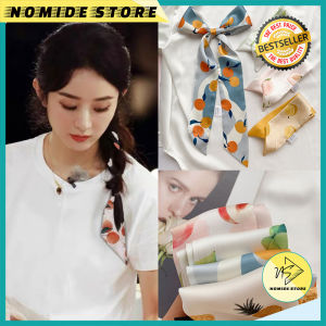 IKAT RAMBUT WANITA DEWASA KOREA BANDANA HAIR RIBBON RETRO SILK SCARF SMALL TWILLY BAG AK20