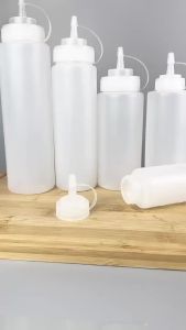 JeDa ขวดบีบซอส ขวดใส่มายองเนส มีฝาปิด ขวดปรุงรสพลาสติก มีหมายขนาดให้เลือก