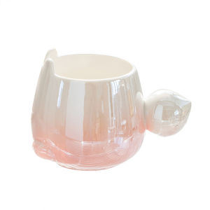 Creative Gradation Purple Ceramic Mug
