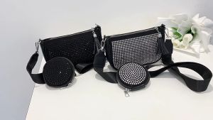 Mr. Classy Chercely Crossbody Bag for Women Sling Bright Diamonds Bags for Women Fashion Bag Small Square Bag for Ladies