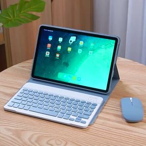 Xiaomi Redmi Pad SE 11\\\" Flip Book Cover Casing Keyboard Case Wireless PU Leather Samsung Tab A 8.0 T295 (2019) Flip Book Cover Casing Keyboard Case Wireless PU Leather Samsung Tab A9 8.7\\\" X110/X115 Flip Book Cover Casing Keyboard Case Wireless PU Leather