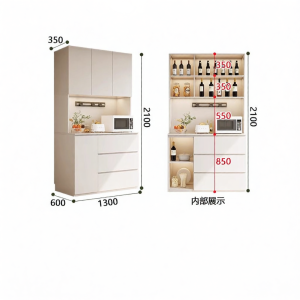 ENF Grade Solid Wood Sideboard Multi-purpose Storage Cabinet