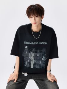 OULUDE | High-end Casual Mens Short Sleeve T-shirt