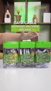KABEL DATA LIGHTNING RGL100S 2.1A 1M ROBOT RGL100 Kabel Charger Colorful