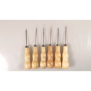 Set 3 Kim khâu may giày dép túi xách đồ da thủ công Dùi móc may-NIEVE