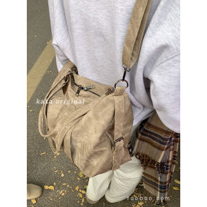 Casual Large Capacity Bag for Women Fall and Winter 2024 New Arrival Trendy Maillard Retro Tote Bag Easiest for Match Crossbody Travel Bag