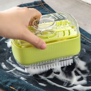 Multifunctional Soap Dispenser with Brush and Rolling Design
