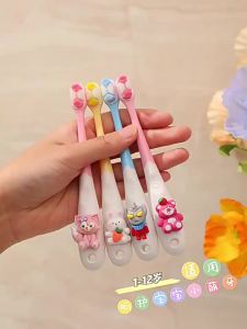 AODUOYAYA Kids 3-Sided 3D Toothbrush Soft Toddler Cartoon Toothbrush All Sides Cleaning Full Wrap Not Hurt Gum