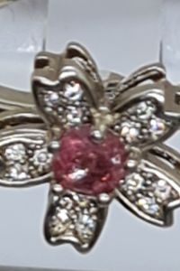 [Vannz] Unique Natural Tourmaline Ring (rotatable adjustable)