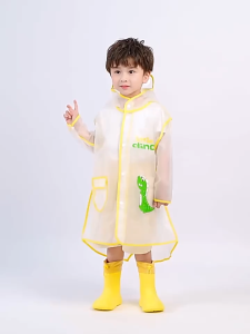 NEW Kids Raincoat For Boys Girl For School Waterproof CARTOON Character Raincoat Full Body Rainproof Poncho EVA Skin-Friendly Kuromi Multiple Styles High Quality Big Pocket Childrens Raincoat
