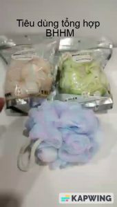 (Quận 8) Bông tắm lưới tạo bọt dạng TRÒN (có muốt tạo bọt).