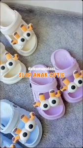 Jokixx - Sandal Baim Anak Ban Dua Let tali Eva Rubber Motif GIraffe Kekinian Kiyowo